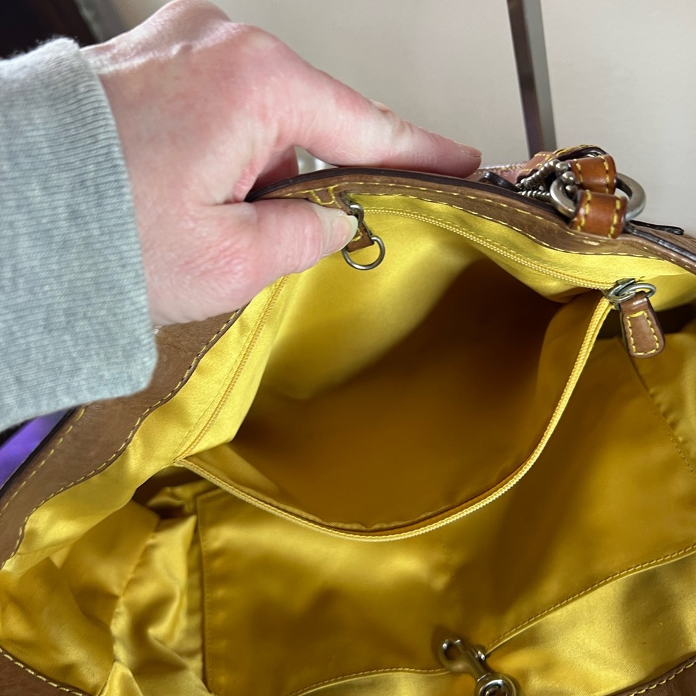 Coach Chelsea Pebbled Leather Tote - Picture 12 of 13